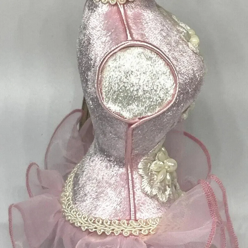 Pink Tutu Dress Form Christmas Ornament Heart &‎ Handcrafted for All Time Sake - Picture 3 of 6